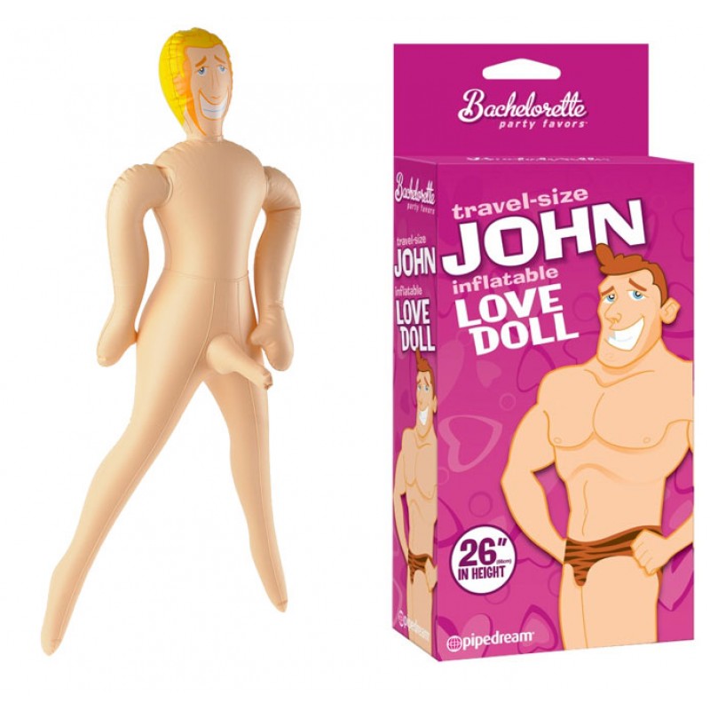 Travel Size John - Male Blow Up Doll